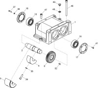 Altrad Belle RPX 35 Compactor Plate Spare Parts - Gearbox Assembly 2 (From Serial No. 161205099050)